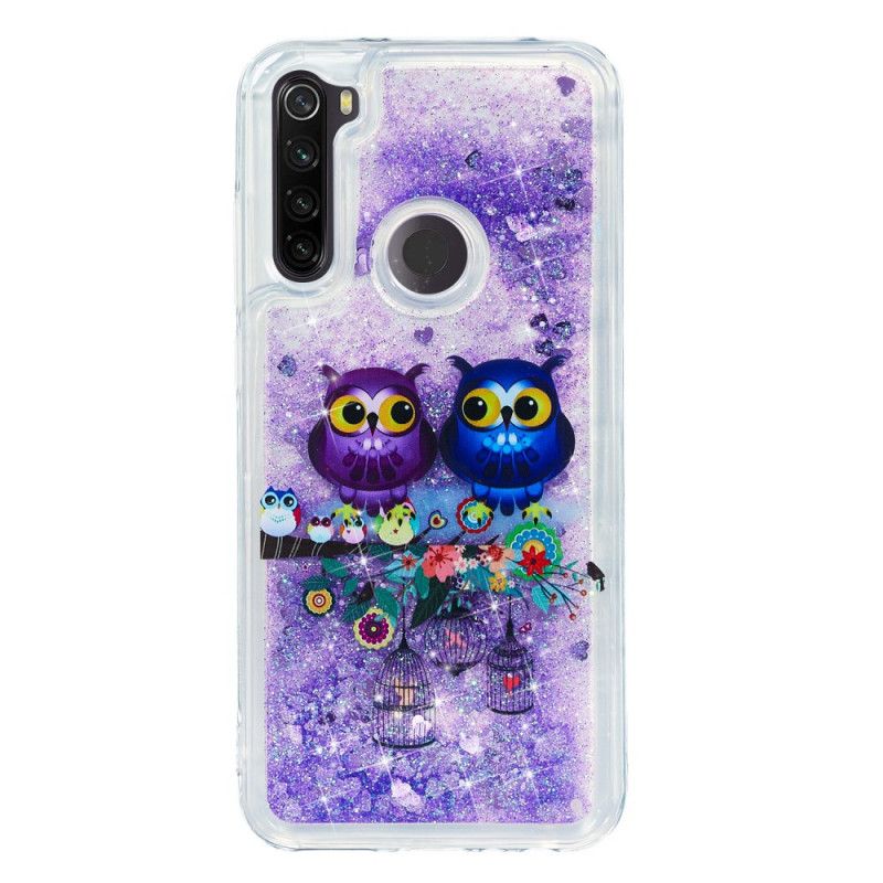 Cover Xiaomi Redmi Note 8T Mobilcover Glitterugler