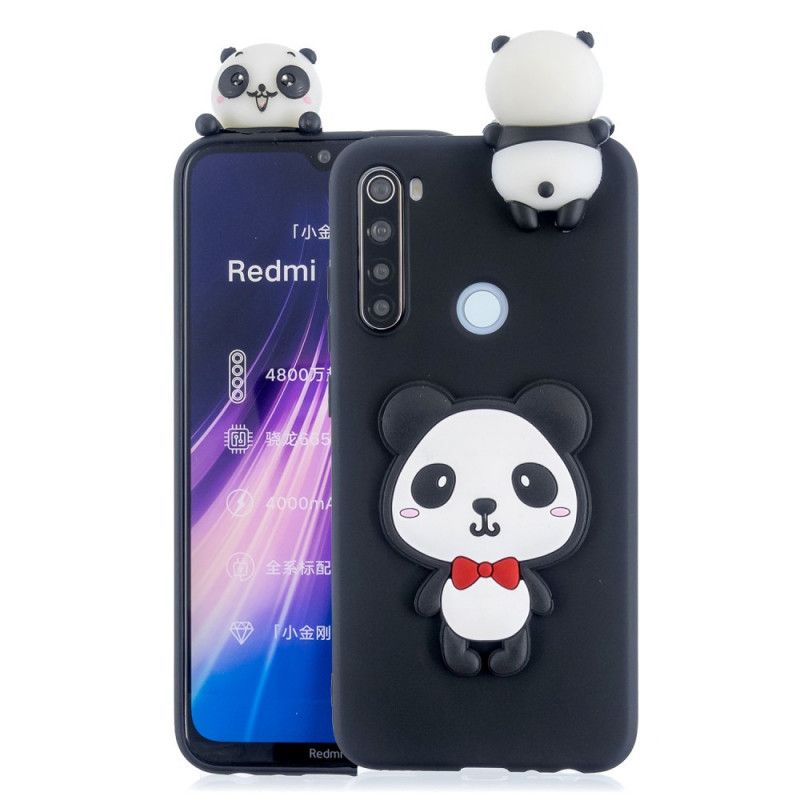 Cover Xiaomi Redmi Note 8T Sort 3D Min Panda