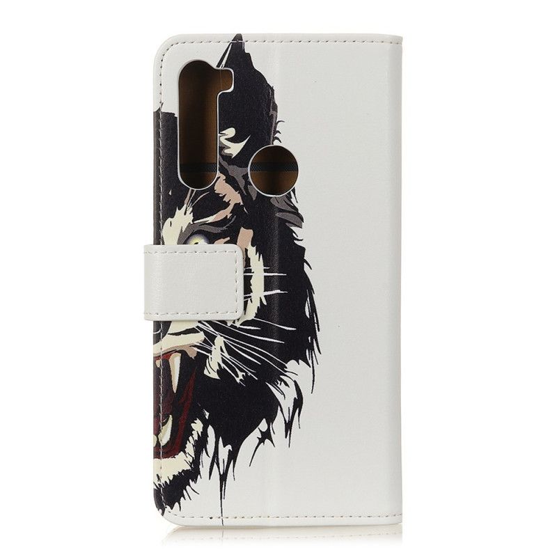 Flip Cover Læder for Xiaomi Redmi Note 8T Hård Tiger