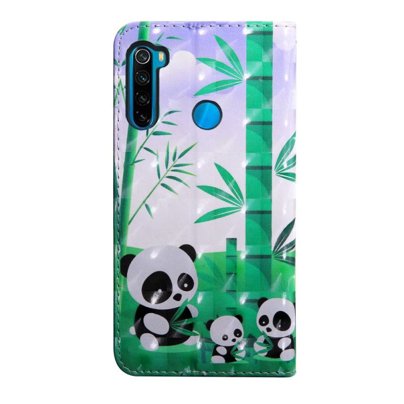 Flip Cover Læder Xiaomi Redmi Note 8T Oktavmor Og Anne Pandas