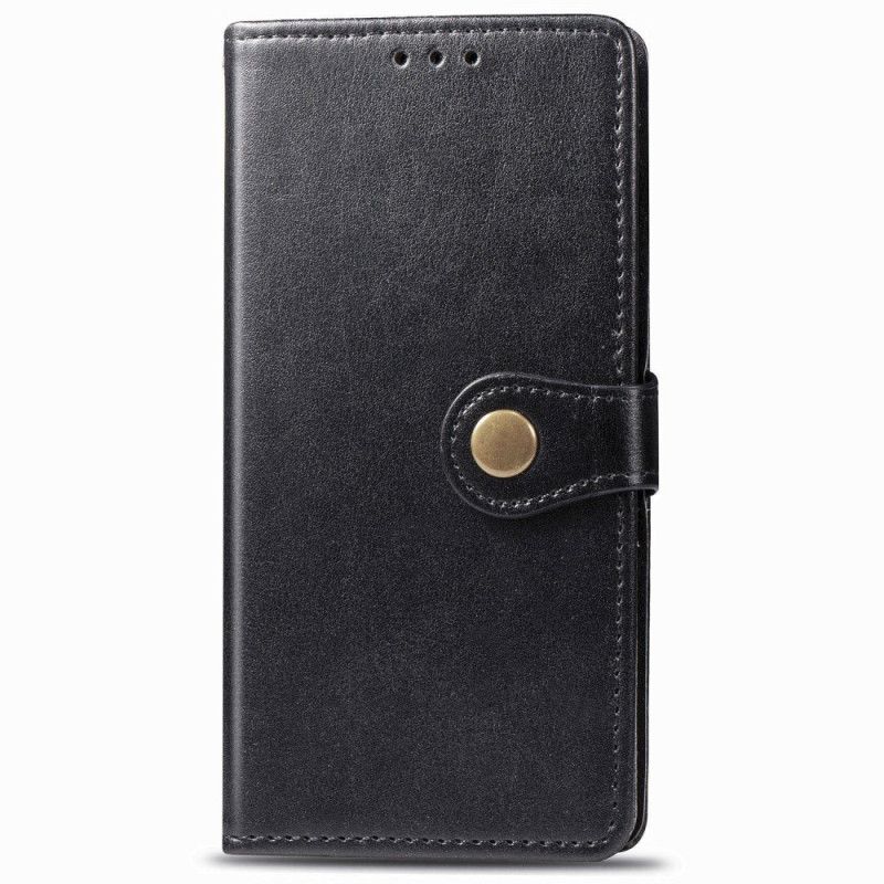 Flip Cover Læder Xiaomi Redmi Note 8T Sort Stil Læder Lychee Hat Prins Original