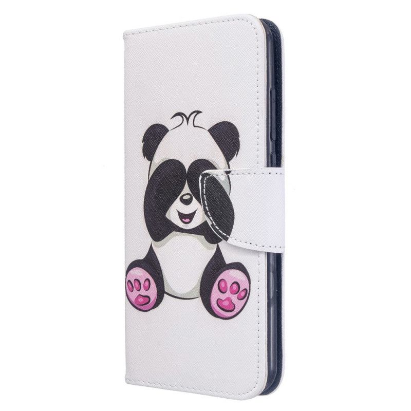 Flip Cover Xiaomi Redmi Note 8T Mobilcover Sjov Panda