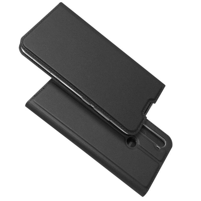 Læder Cover for Xiaomi Redmi Note 8T Sort Magnetisk Lås