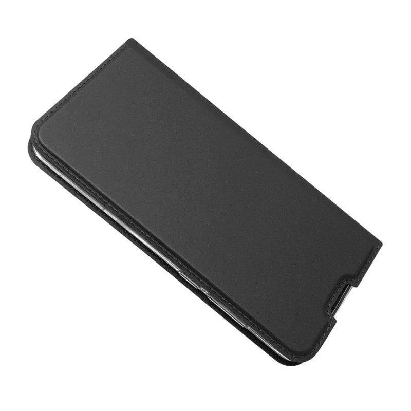 Læder Cover for Xiaomi Redmi Note 8T Sort Magnetisk Lås