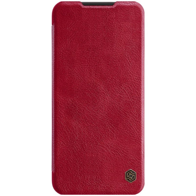 Læder Cover for Xiaomi Redmi Note 8T Sort Nillkin Qin-Serien