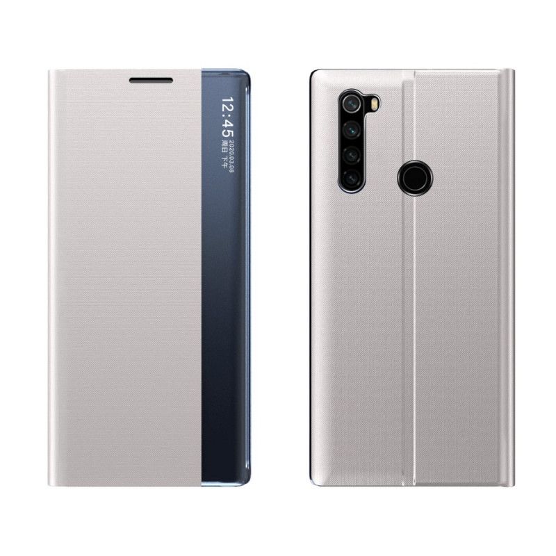 Se Omslag Xiaomi Redmi Note 8T Sort Tekstureret Læder