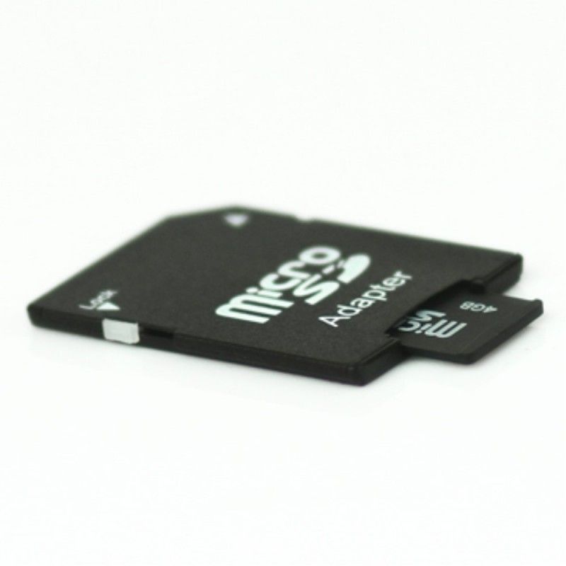 4 Gb Micro Sd-Kort Med Sd-Adapter