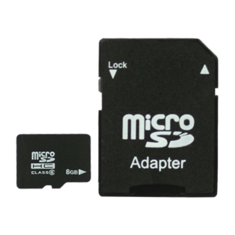 8 Gb Micro Sd-Kort Med Sd-Adapter