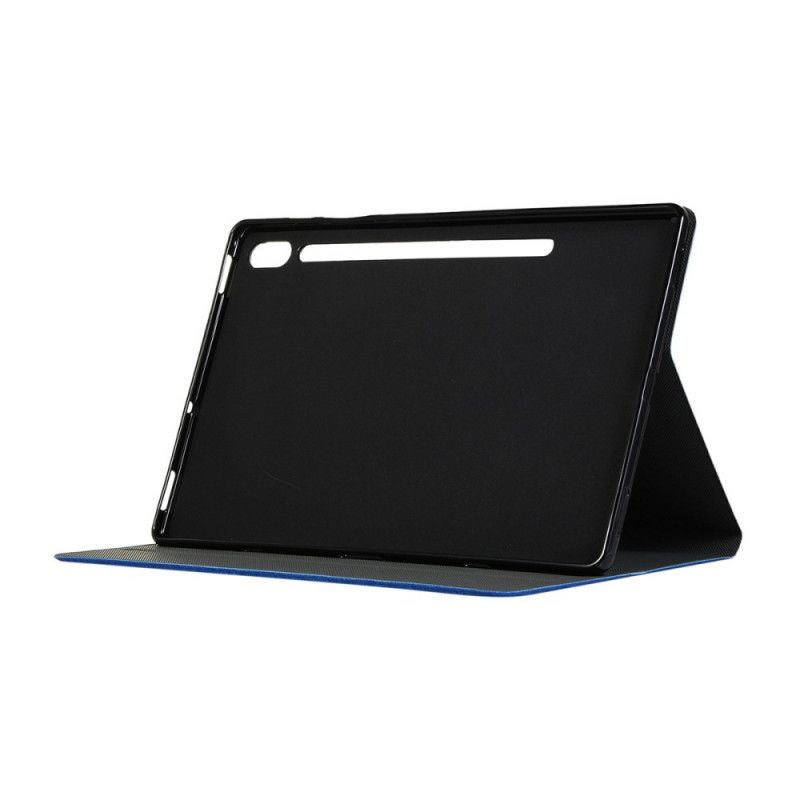 Case Etui Samsung Galaxy Tab S7 Sort Enkay Stof