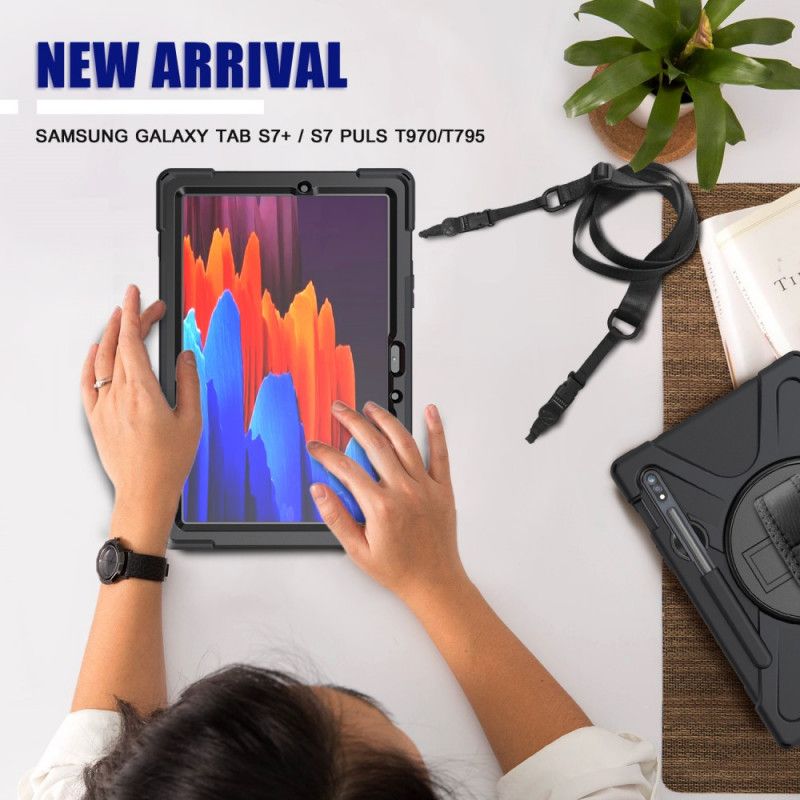 Cover Samsung Galaxy Tab S7 Sort Multifunktionel Original