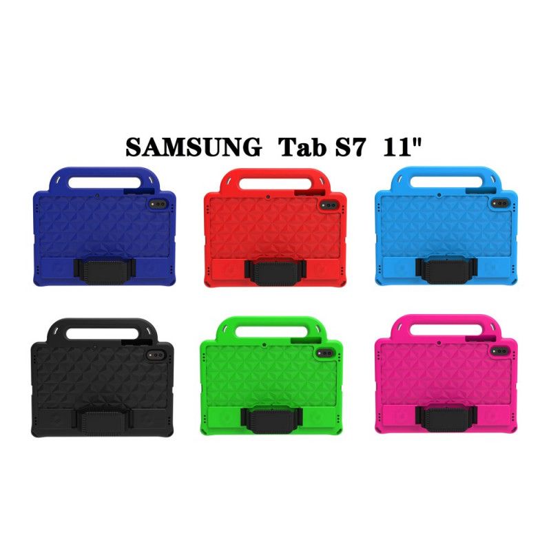 Cover Samsung Galaxy Tab S7 Sort Multifunktionelle Børn