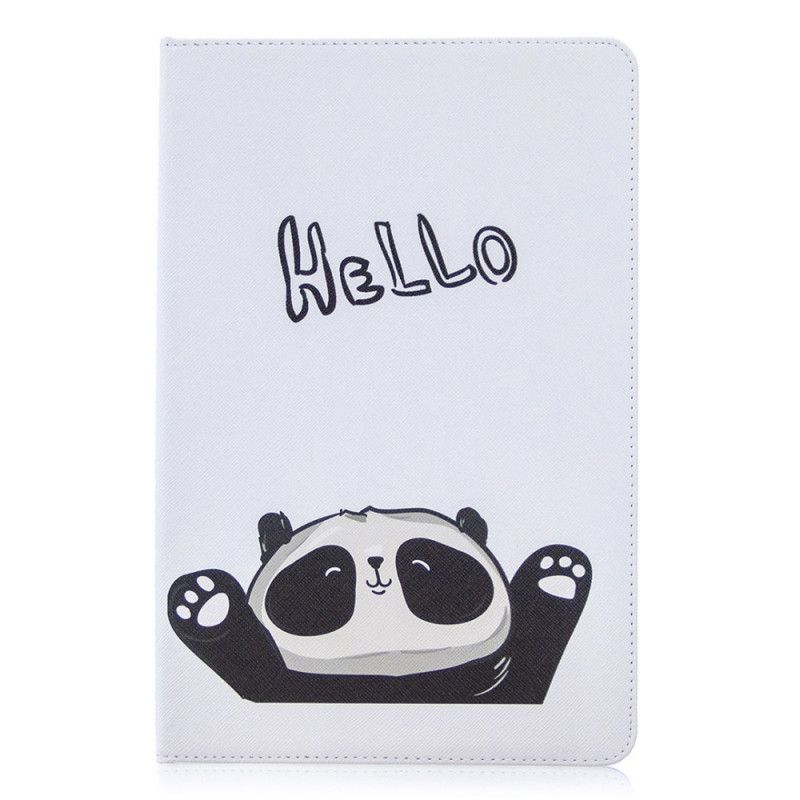 Etui for Samsung Galaxy Tab S7 Hvid Panda Print Mønster