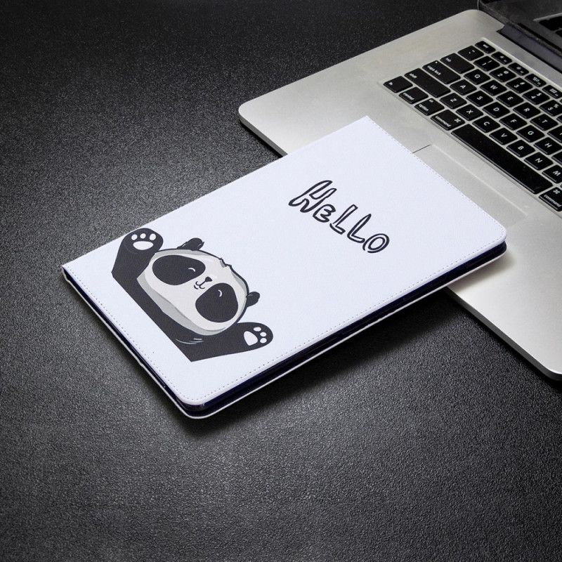 Etui for Samsung Galaxy Tab S7 Hvid Panda Print Mønster