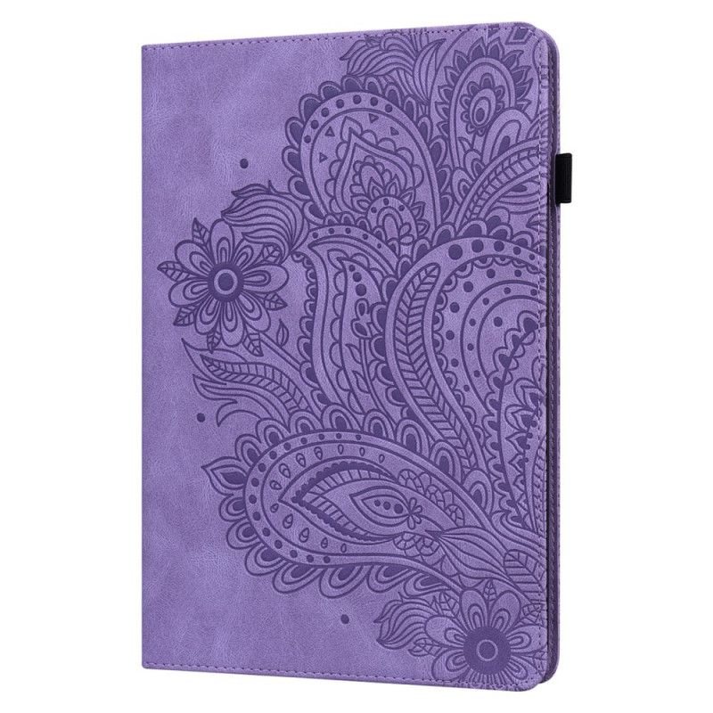 Etui Samsung Galaxy Tab S7 Rød Blomsterprint Original