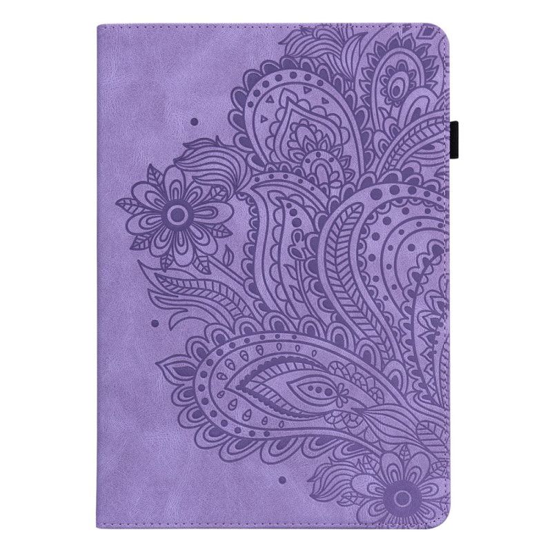 Etui Samsung Galaxy Tab S7 Rød Blomsterprint Original