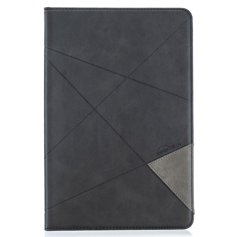 Etui Samsung Galaxy Tab S7 Sort Geometri