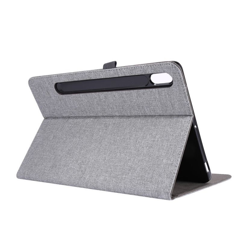 Etui Samsung Galaxy Tab S7 Sort Premium Stof