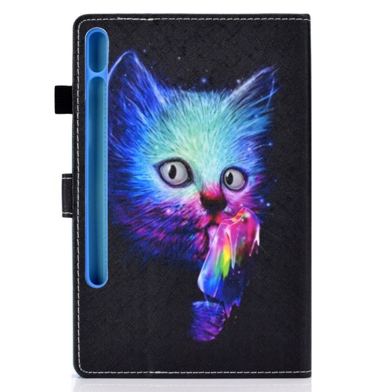 Flip Cover Læder for Samsung Galaxy Tab S7 Psykokat