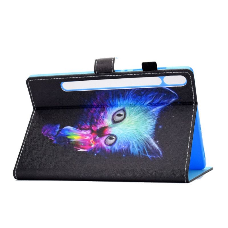 Flip Cover Læder for Samsung Galaxy Tab S7 Psykokat