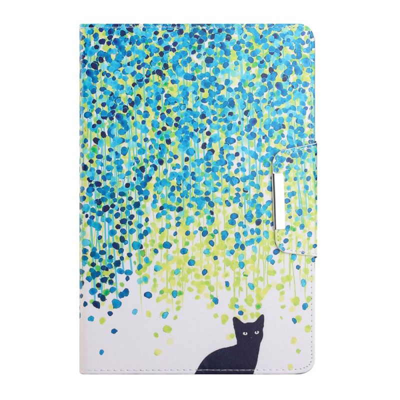 Flip Cover Læder for Samsung Galaxy Tab S7 Sort Kat