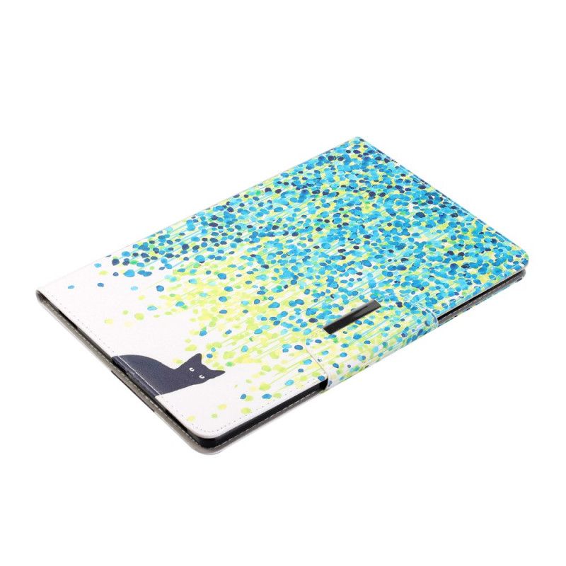 Flip Cover Læder for Samsung Galaxy Tab S7 Sort Kat