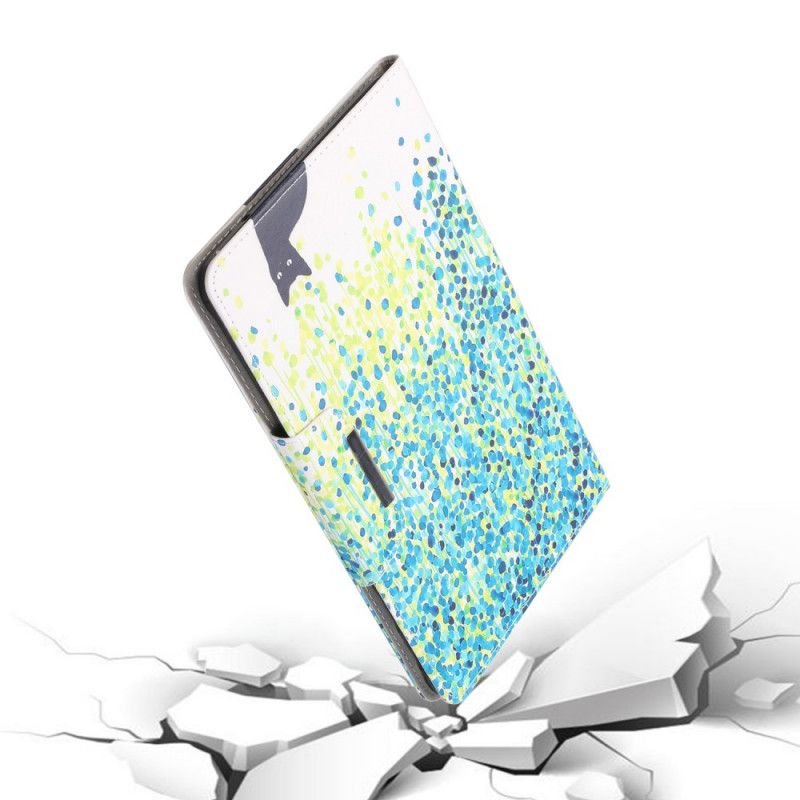 Flip Cover Læder for Samsung Galaxy Tab S7 Sort Kat