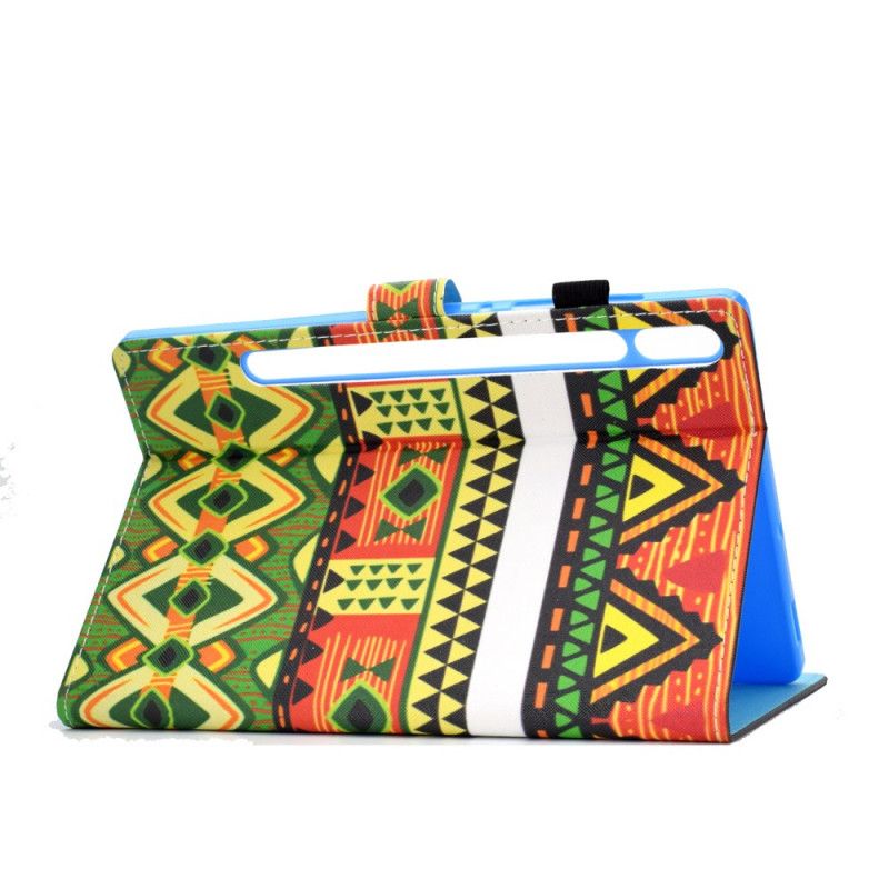 Flip Cover Læder Samsung Galaxy Tab S7 Aztec Original