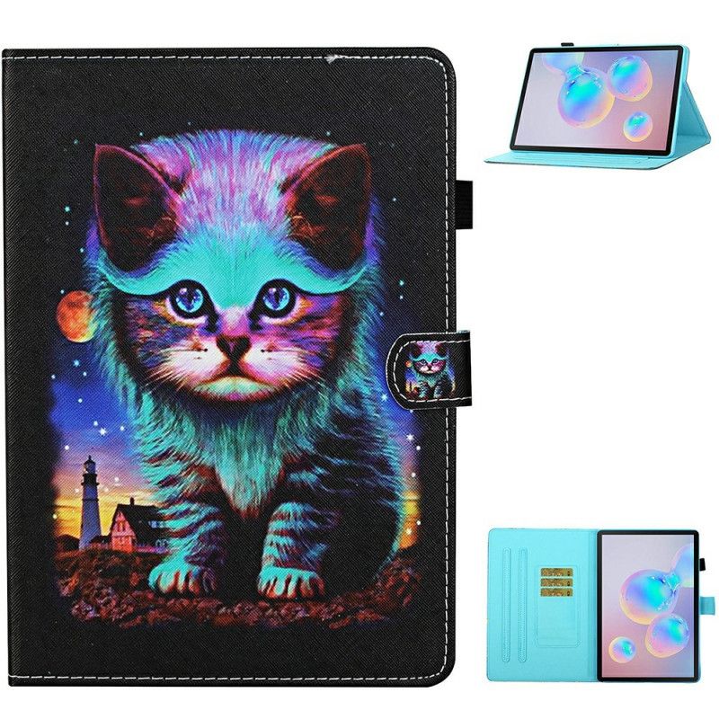 Flip Cover Læder Samsung Galaxy Tab S7 Elektrisk Kat Original