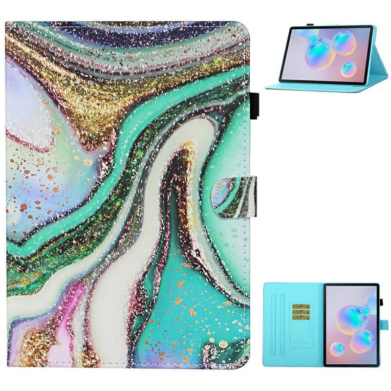 Flip Cover Læder Samsung Galaxy Tab S7 Kunstnerisk