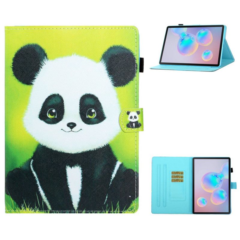 Flip Cover Læder Samsung Galaxy Tab S7 Sød Panda