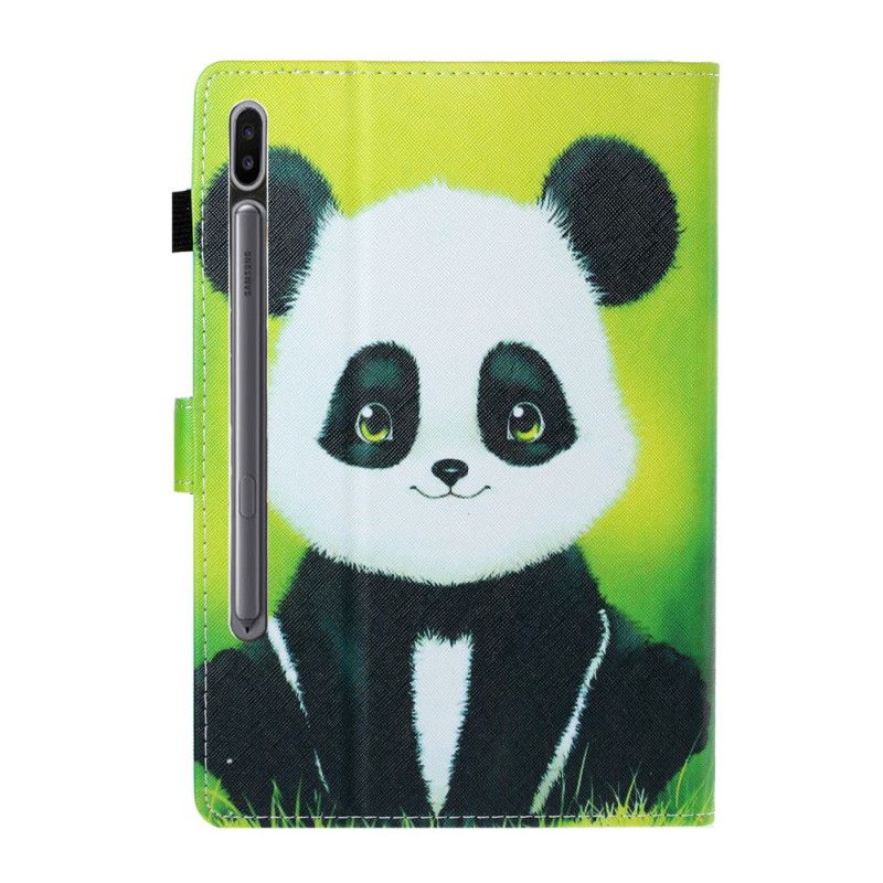 Flip Cover Læder Samsung Galaxy Tab S7 Sød Panda