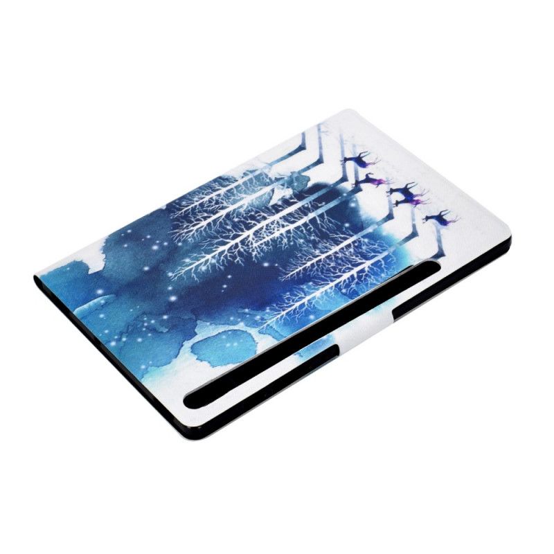 Flip Cover Læder Samsung Galaxy Tab S7 Vinter