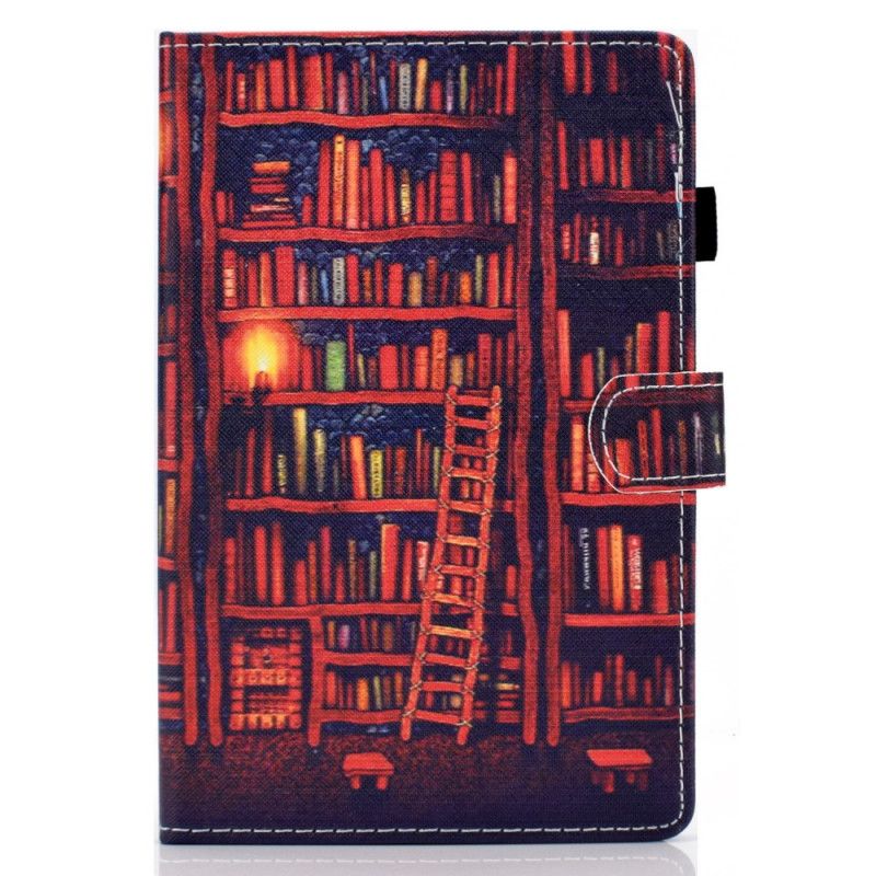 Flip Cover Samsung Galaxy Tab S7 Brun Bibliotek