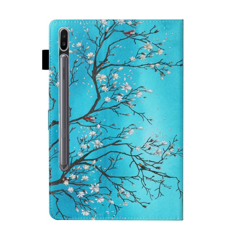 Flip Cover Samsung Galaxy Tab S7 Mobilcover Blomstrende Grene