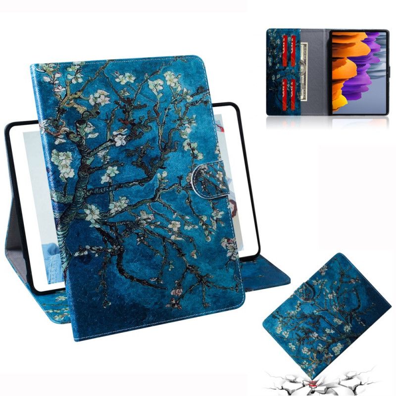 Flip Cover Samsung Galaxy Tab S7 Mobilcover Blomstrende Grene