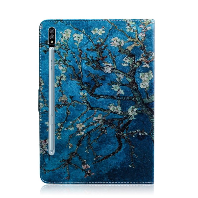 Flip Cover Samsung Galaxy Tab S7 Mobilcover Blomstrende Grene