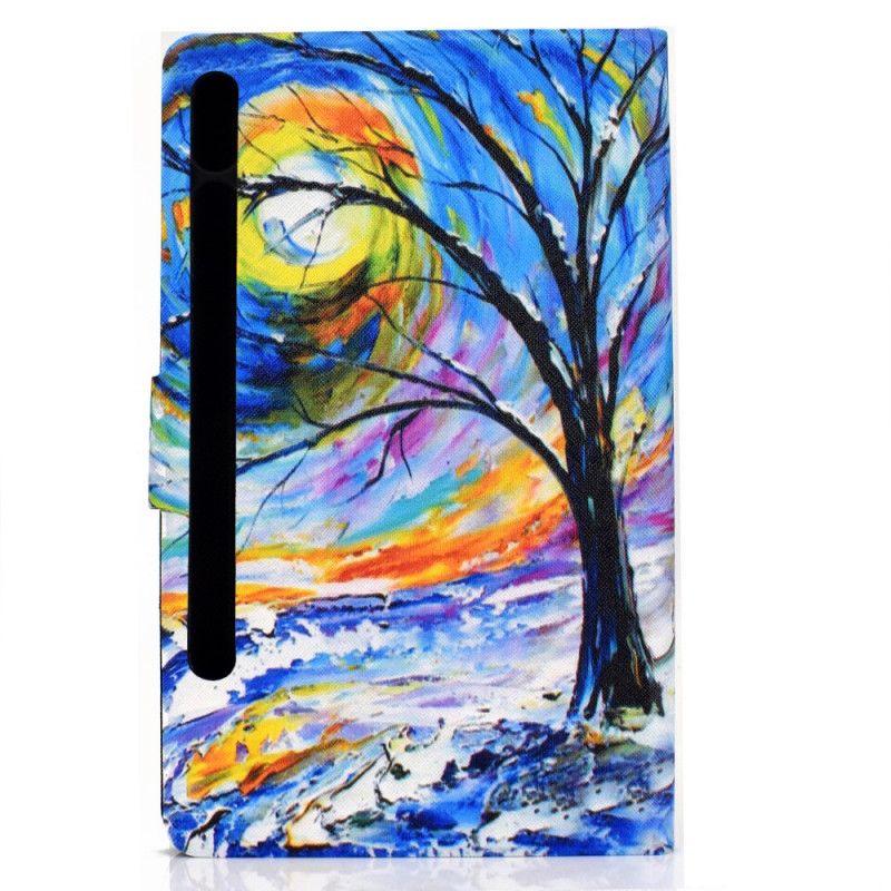 Flip Cover Samsung Galaxy Tab S7 Mobilcover Kunst Træ