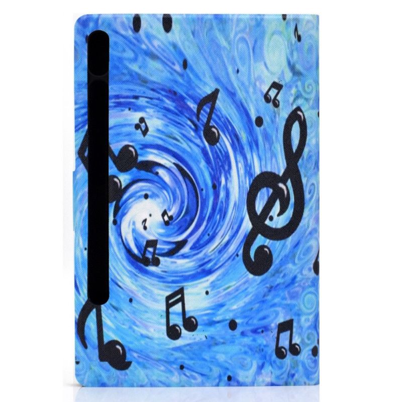 Flip Cover Samsung Galaxy Tab S7 Mobilcover Musiknoter