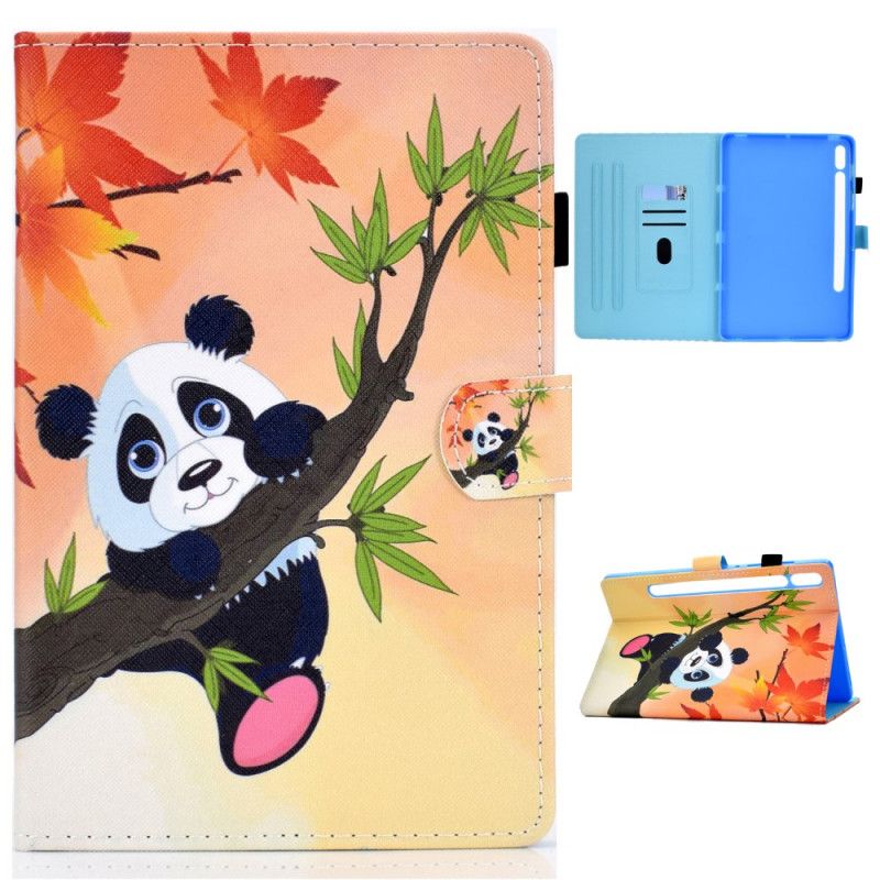 Flip Cover Samsung Galaxy Tab S7 Mobilcover Sød Panda