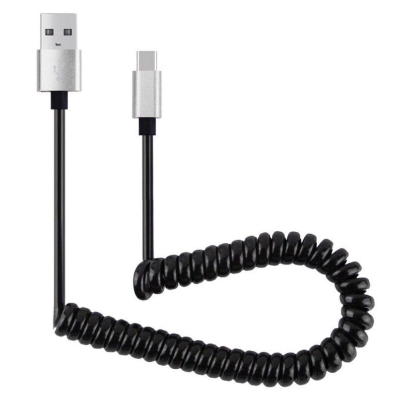 Usb Til Usb C Fjederopladekabel