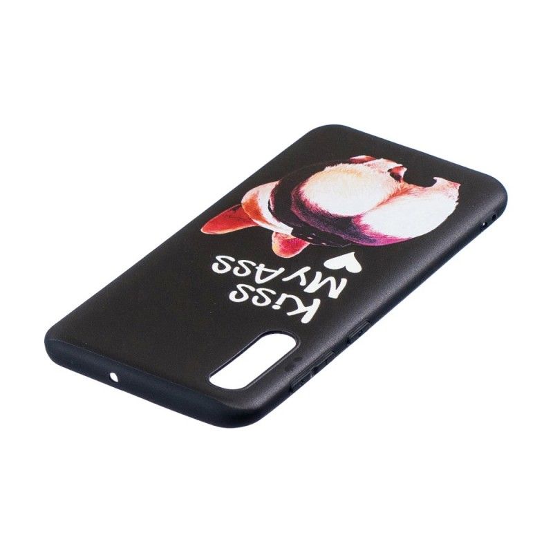 Cover for Samsung Galaxy A50 Præget Kysse Min Røv