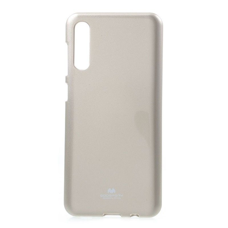 Cover for Samsung Galaxy A50 Sort Prangende Kviksølvmetaleffekt