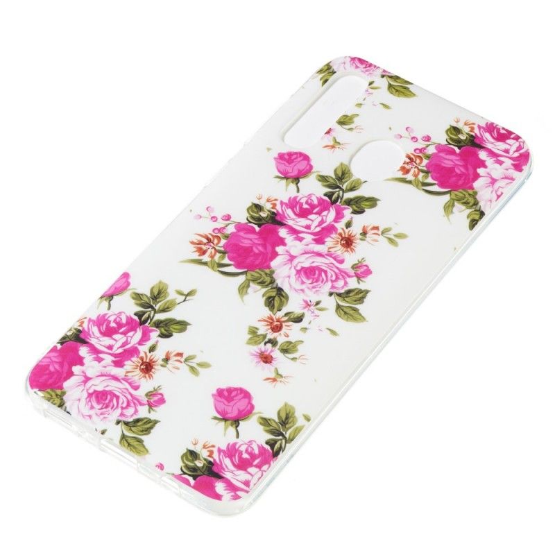 Cover Samsung Galaxy A50 Fluorescerende Frihedsblomster