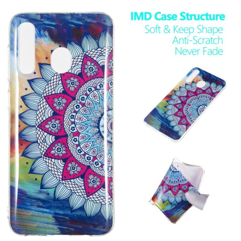 Cover Samsung Galaxy A50 Fluorescerende Mandala