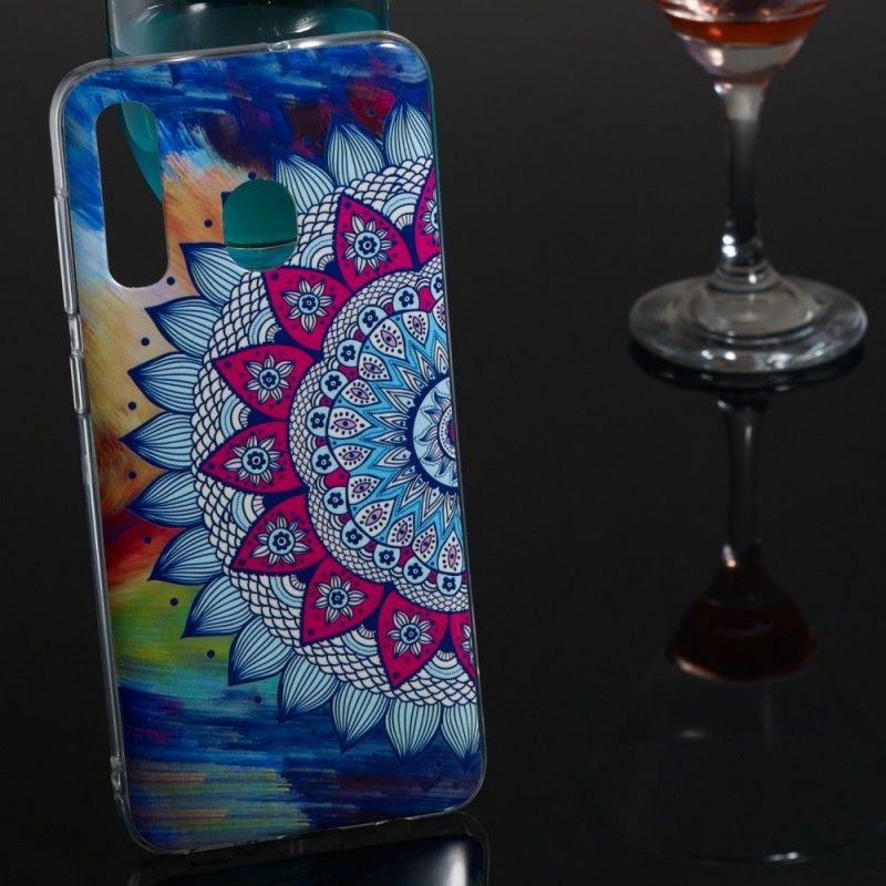 Cover Samsung Galaxy A50 Fluorescerende Mandala