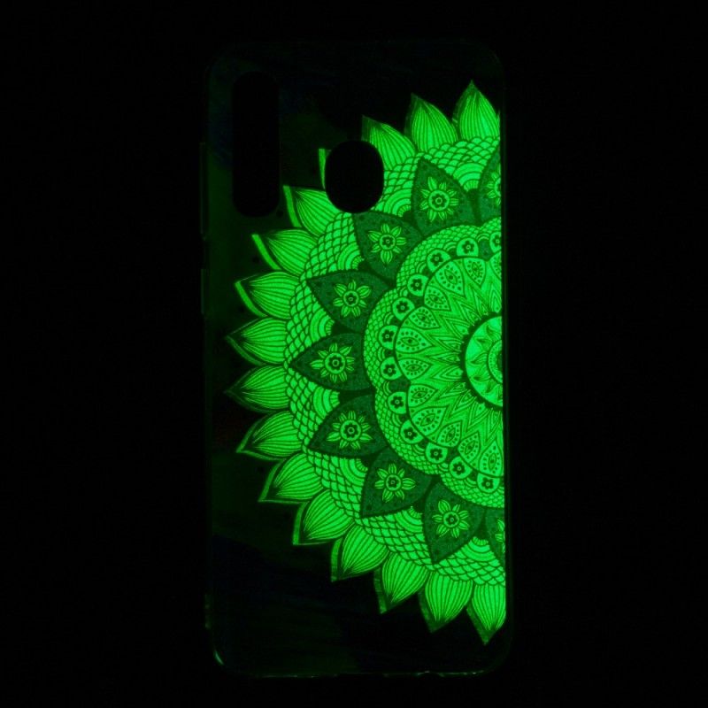 Cover Samsung Galaxy A50 Fluorescerende Mandala