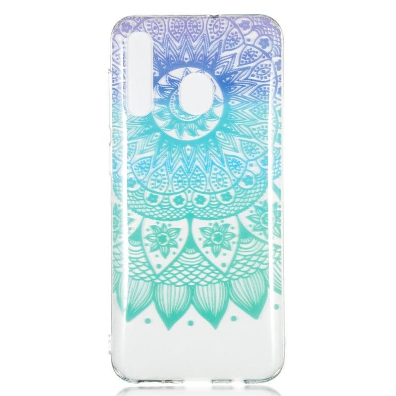 Cover Samsung Galaxy A50 Gennemsigtig Blå Mandala Original