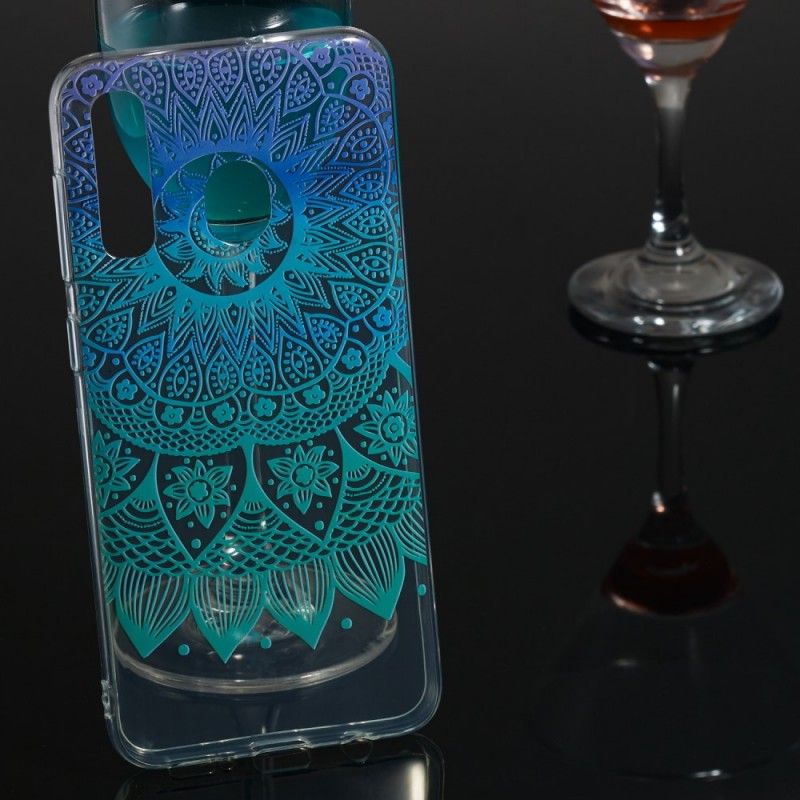 Cover Samsung Galaxy A50 Gennemsigtig Blå Mandala Original