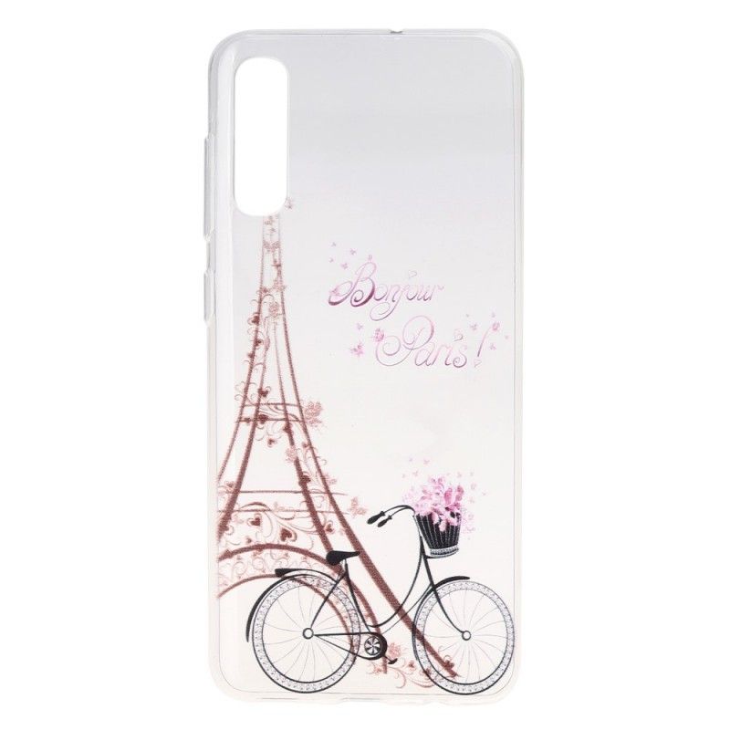 Cover Samsung Galaxy A50 Gennemsigtig Hej Paris Original