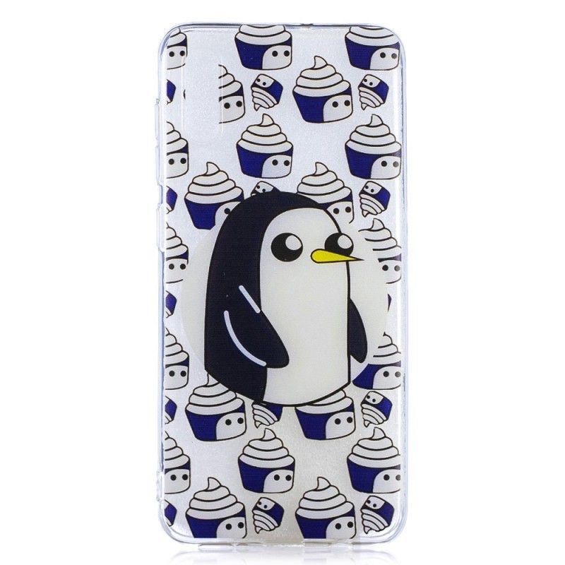 Cover Samsung Galaxy A50 Gennemsigtige Pingviner Original